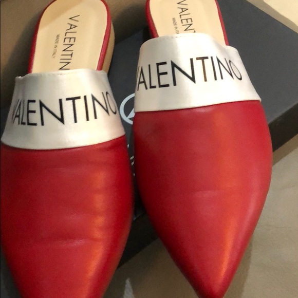 VALENTINO BY MARIO VALENTINO GIGLIO LEATHER MULE - Picture 3 of 7